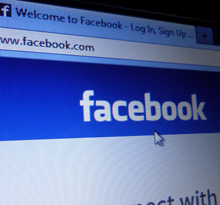 Facebook site screenshot